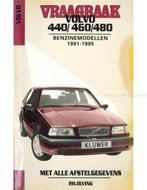 1991 - 1995 VOLVO 440 460 480 BENZINE VRAAGBAAK NEDERLANDS, Auto diversen, Handleidingen en Instructieboekjes