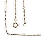 Gouden gourmetschakel ketting | 44,5 cm (schakelketting), Sieraden, Tassen en Uiterlijk, Kettingen, Ophalen of Verzenden, Gebruikt
