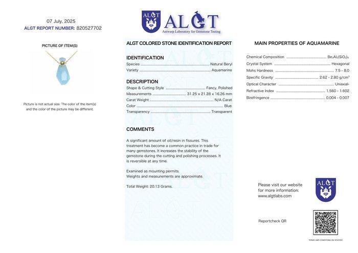 Geen veilingreserve - ALGT-gecertificeerd - Grote en, Verzamelen, Mineralen en Fossielen