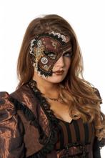 Luxe halve masker steampunk, Ophalen of Verzenden, Nieuw