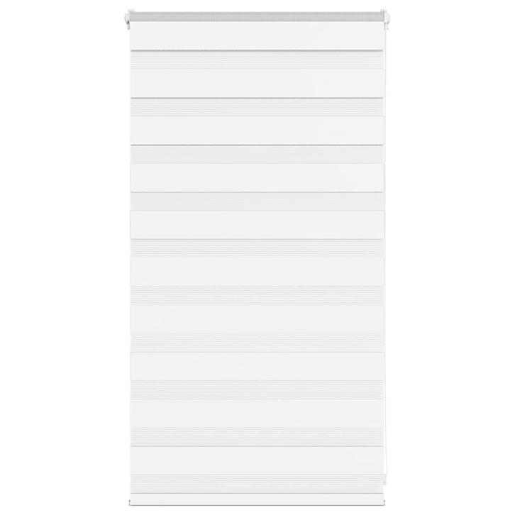 vidaXL Zebra Blind 80x100 cm stofbreedte 75,9 cm polyester, Huis en Inrichting, Stoffering | Gordijnen en Lamellen, Wit, Nieuw