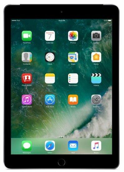 nieuwstaat Apple iPad 5 128GB (model 2017) zwart Wifi (4G..., Computers en Software, Apple iPads, Nieuw, Verzenden