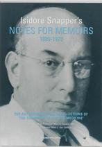 Isidore Snappers Notes for Memoirs 1889-1973, Verzenden, Nieuw