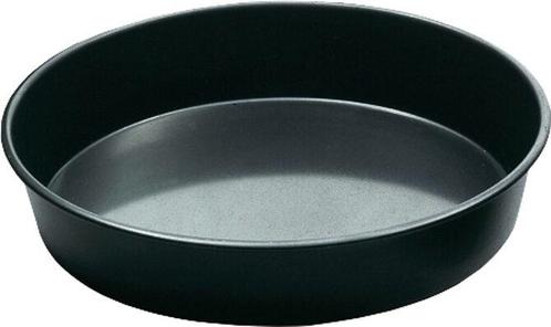 Bakblik / pizzapan -  &#216; 36 / H 3,5 cm - blauwstaal, Zakelijke goederen, Horeca | Keukenapparatuur, Nieuw in verpakking, Verzenden