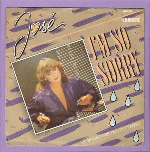José Hoebee – Im So Sorry / A Reason For Fallin In L..., Cd's en Dvd's, Vinyl Singles, Verzenden