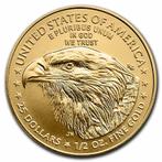 Gouden American Eagle 1/2 oz 2023, Goud, Losse munt, Verzenden, Midden-Amerika