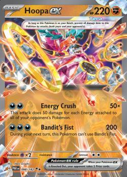Hoopa ex 098/182 Paradox Rift, Hobby en Vrije tijd, Verzamelkaartspellen | Pokémon, Losse kaart, Nieuw, Foil, Ophalen of Verzenden
