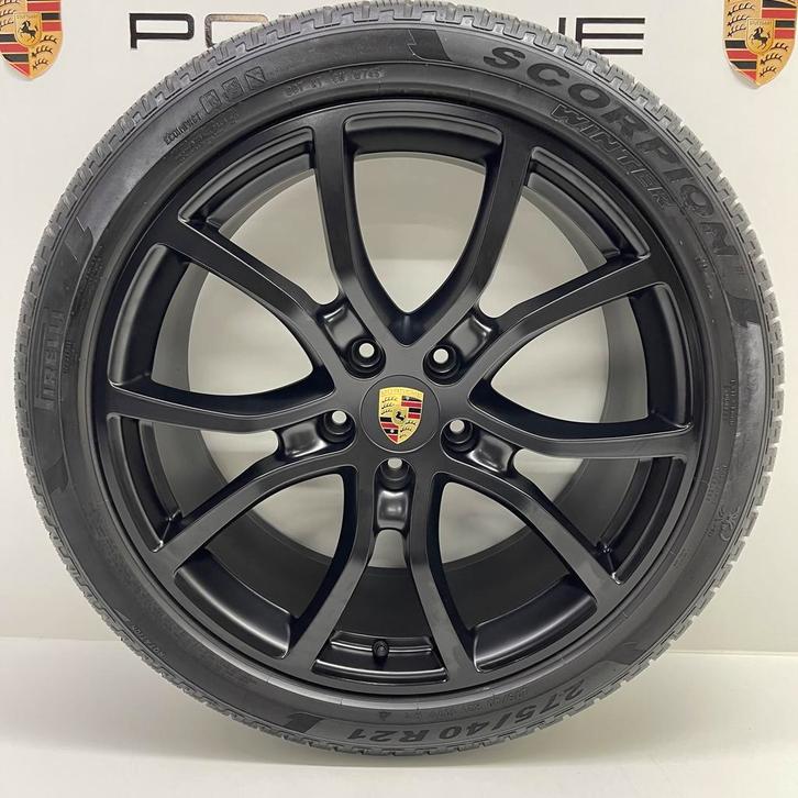 Porsche Cayenne E3 I+II 21”Exclusive Design GTS met banden, Auto-onderdelen, Banden en Velgen, 21 inch, 315 mm, Personenwagen