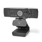 Nedis USB webcam met microfoon en klem/standaard -, Computers en Software, Pc- en Netwerkkabels, Nieuw, Ophalen of Verzenden