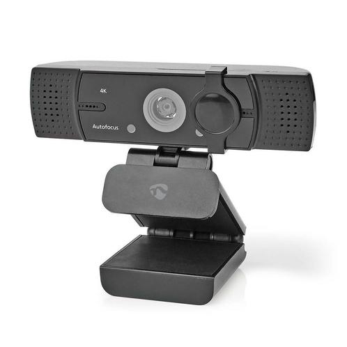 Nedis USB webcam met microfoon en klem/standaard -, Computers en Software, Pc- en Netwerkkabels, Ophalen of Verzenden