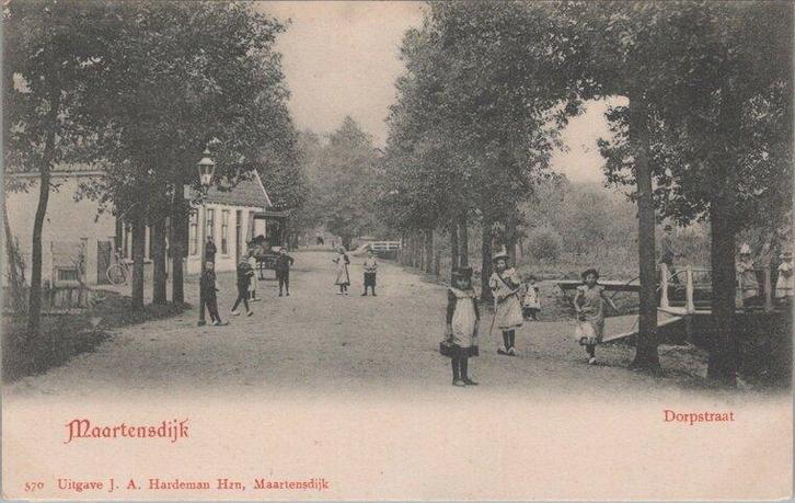 MAARTENSDIJK - Dorpstraat, Verzamelen, Ansichtkaarten | Nederland, Verzenden