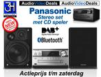 Nieuwe Panasonic Stereoset met DAB+ digitale Radio Goedkoop, Audio, Tv en Foto, Ophalen of Verzenden, Nieuw, Cd-speler, Microset