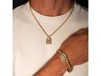 Guess Jewellery JUMN05001JWYGT-U - Collier - Leeuwenkop, Verzenden, Zo goed als nieuw