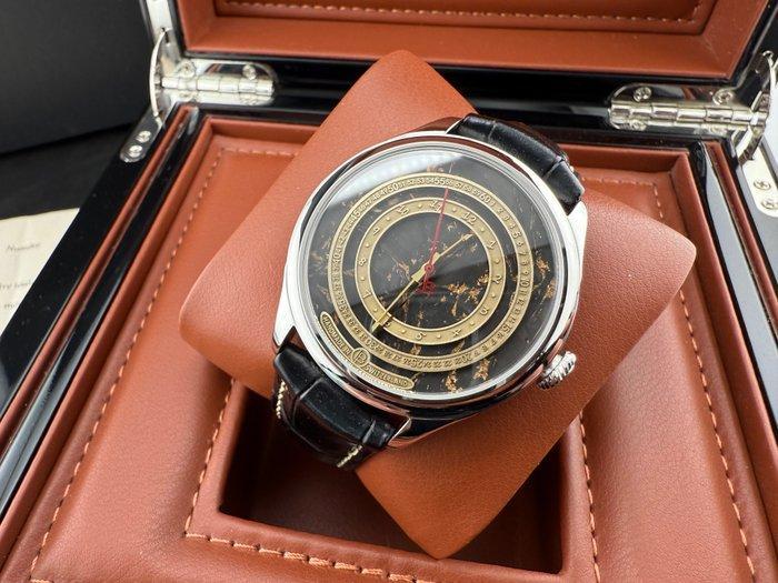 Louis Berset - 70h Swiss Handmade - Carbon forged Gold foil, Sieraden, Tassen en Uiterlijk, Horloges | Heren