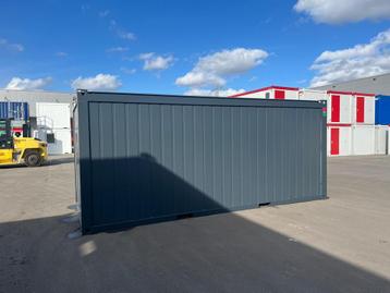 Kantoorunit 6x2,40m met keukenblok en toilet NIEUW beschikbaar voor biedingen