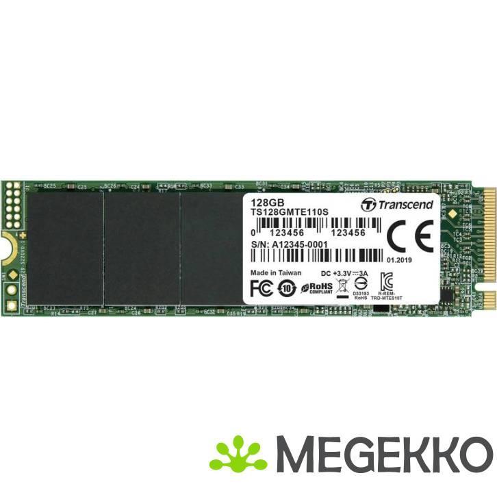 Transcend 110S 128GB M.2 PCI Express 3.0, Computers en Software, Harde schijven, Nieuw, Verzenden
