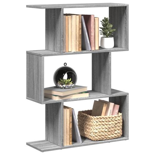vidaXL Kamerscherm / boekenkast 3-laags 70x24x97 cm hout, Huis en Inrichting, Kasten | Boekenkasten, Nieuw, Overige houtsoorten