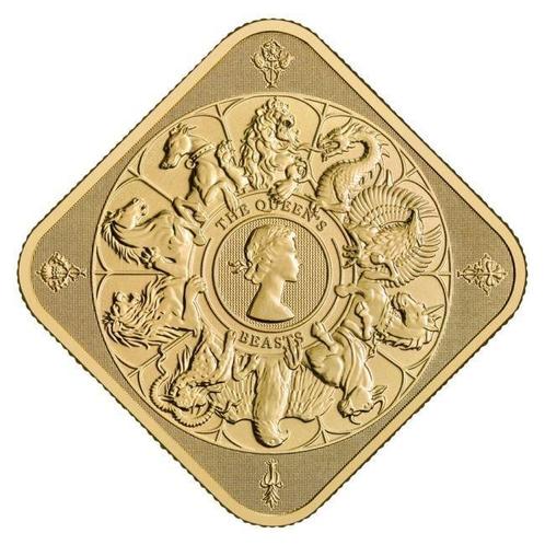 1 Troy Ounce - Goud .999 - Royal Mint Queens Beasts -, Postzegels en Munten, Edelmetalen en Baren