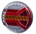 LED Achterlicht Rond 140mm 12-24v Dynamisch Knip, Ophalen of Verzenden, Nieuw