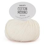DROPS Cotton Merino Uni Colour - 01 naturel - Wol/Katoen G, Ophalen of Verzenden, Nieuw