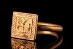 Tempeliers Gouden ring met kruis - geweldig!