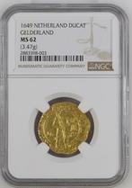 Provincie Gelderland Gouden Dukaat 1649 MS62 NGC, Postzegels en Munten, Munten en Bankbiljetten | Verzamelingen, Verzenden, Munten