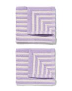 HEMA Vaatdoekjes 30x30 katoen lila - 2 stuks, Huis en Inrichting, Keuken | Textiel, Verzenden, Nieuw