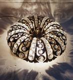 Peris Andreu - Ernest Palm para Palwa - Plafondlamp - Brons,, Antiek en Kunst