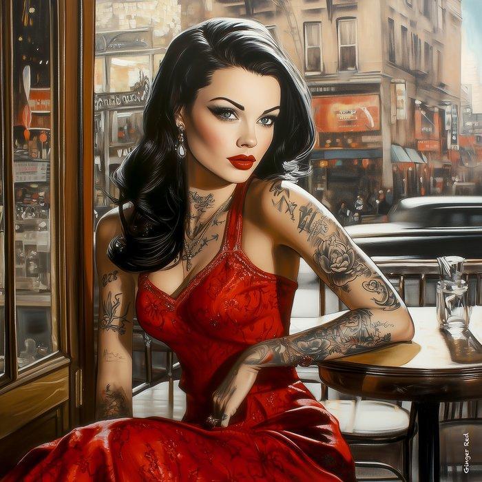 Ginger Red (1965) - Mildred, Antiek en Kunst, Kunst | Designobjecten