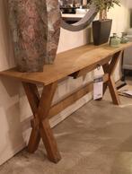 Sidetable Xanthe - Eikenhout - Weber Huiscollectie, Huis en Inrichting, Tafels | Sidetables, Ophalen of Verzenden, Nieuw, Eikenhout