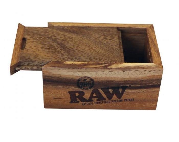 RAW Acacia Wood Box, Verzamelen, Rookartikelen, Aanstekers en Luciferdoosjes, Nieuw, Ophalen of Verzenden