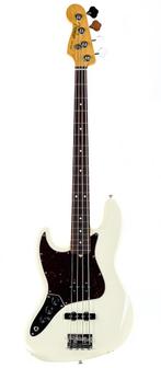 Fender American Pro II Jazz Bass Olympic White RW Lefty 2021, Gebruikt, Ophalen of Verzenden