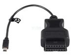 Jaltest ZF Ecolife Mini-USB - 16 Pins OBD2 Verloopkabel Auto, Auto diversen, Autogereedschap, Verzenden, Nieuw