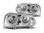 Angel Eyes koplamp units Chrome geschikt voor VW Golf 3, Auto-onderdelen, Verlichting, Nieuw, Volkswagen, Verzenden