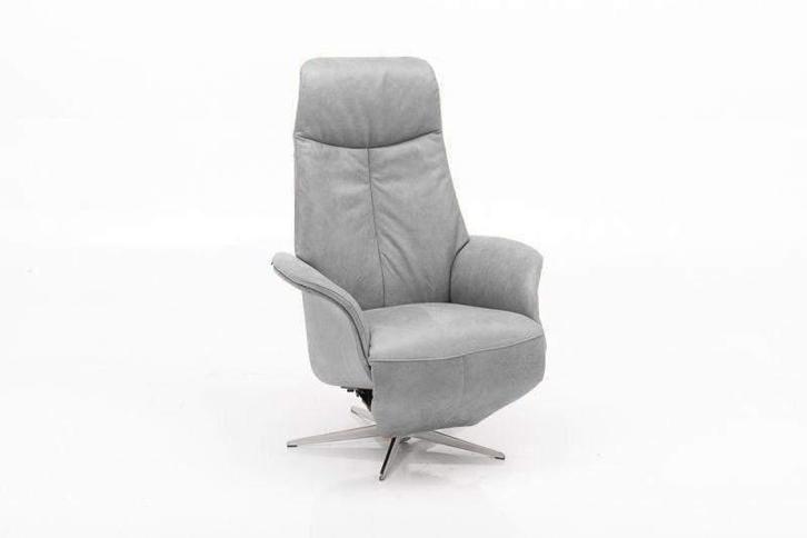 Relaxfauteuil Delfgauw - relaxfauteuils - Zilver, Huis en Inrichting, Stoelen, Nieuw, Stof