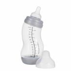 Difrax S-Fles Wide Zilver 310 ml, Kinderen en Baby's, Nieuw, Verzenden