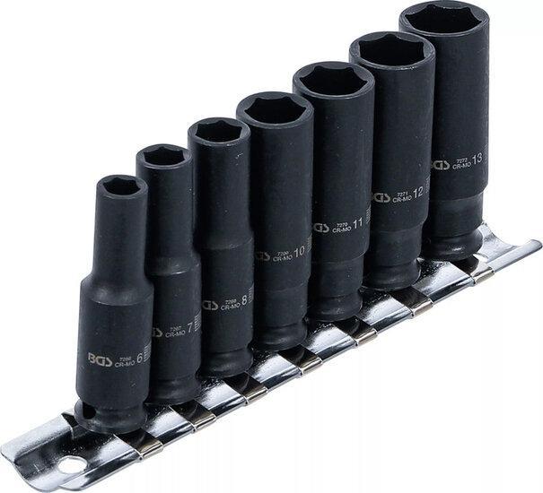 Kracht dopsleutelset zeskant diep (1/4) 6 - 13 mm 7-dlg, Auto diversen, Autogereedschap, Verzenden