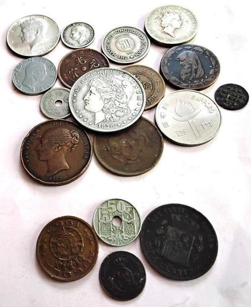 Wereld. Collection of 18 coins incl. silver and restrikes, Postzegels en Munten, Munten | Europa | Niet-Euromunten