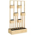 Hoogbed Met Klimrek Manden, Houten Plantenbak Bloembak, 90 X, Verzenden, Nieuw