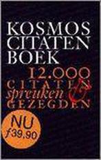 Kosmos groot citatenboek 9789021592695 Bart de Graaff, Boeken, Woordenboeken, Gelezen, Bart de Graaff, Verzenden