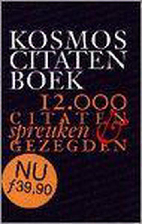 Kosmos groot citatenboek 9789021592695 Bart de Graaff, Boeken, Woordenboeken, Gelezen, Verzenden