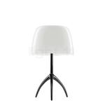 Foscarini Lumiere Tafellamp grande, zwart verchroomd/wit - m, Verzenden, Nieuw, Glas