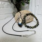 labradoriet Set van 2 – Natuurlijke Labradoriet handgemaakte