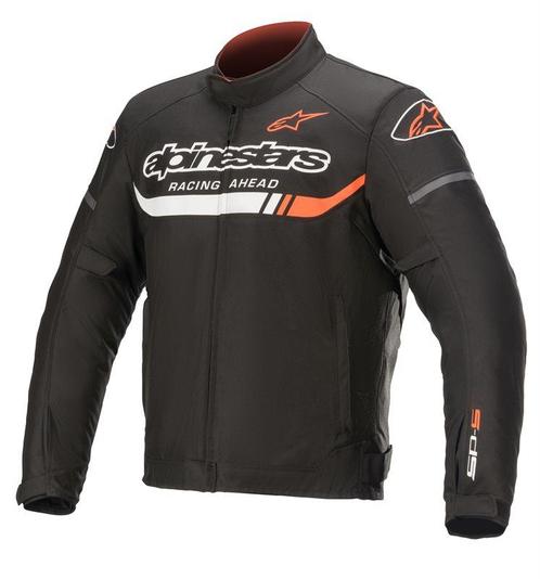 Alpinestars T-SP S Ignition Waterproof Jas Zwart Wit Fluo, Motoren, Kleding | Motorkleding, Heren, Nieuw met kaartje, Jas | textiel