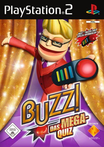 Buzz! The Mega Quiz-Duits (PlayStation 2) Gebruikt, Spelcomputers en Games, Games | Sony PlayStation 2, Zo goed als nieuw, Ophalen of Verzenden