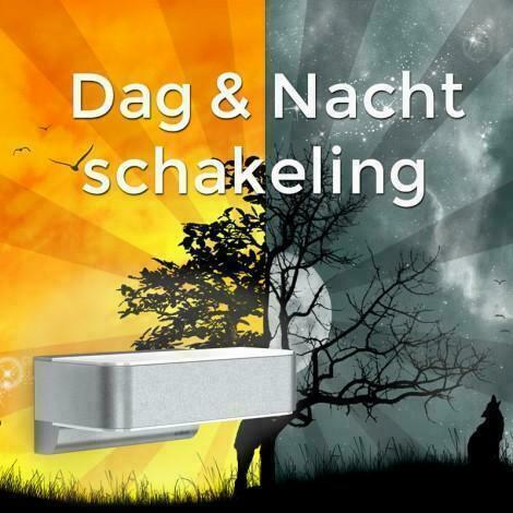 Buitenlampen met dag &amp; nacht schemer sensor bij Nostalux, Tuin en Terras, Buitenverlichting, Led, Minder dan 50 watt, Nieuw