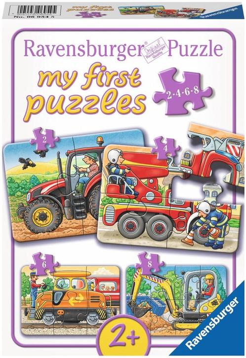 My First Puzzel - Aan het Werk (4 in 1) | Ravensburger -, Kinderen en Baby's, Speelgoed | Kinderpuzzels, Nieuw, Verzenden