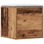 vidaXL Opbergbox met lade 40,5x40x40 cm bewerkt hout oud, Kinderen en Baby's, Kinderkamer | Commodes en Kasten, Verzenden, Nieuw