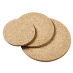 Kurk onderzetters rond 3 stuks 14 , 18 en 22 cm. 10 mm. dik, Huis en Inrichting, Woonaccessoires | Overige, Ophalen of Verzenden