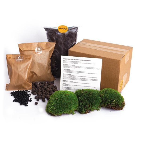 Terrarium pakket - Navulling - Startpakket - DIY, Tuin en Terras, Bloembollen en Zaden, Verzenden